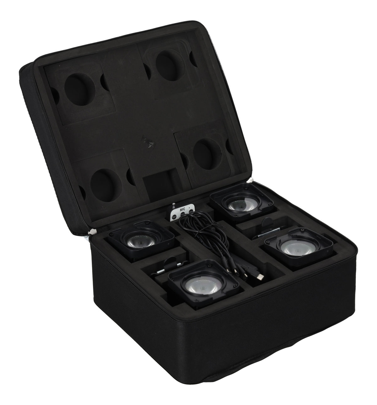 (4) Chauvet DJ FREEDOM H1 IP ILS X4 RGBWA+UV Indoor/Outdoor Wash Lights+Charger