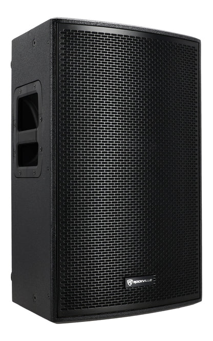 Rockville PLX12 12" Powered PA Speaker 3000w Peak/750w RMS, Plywood Enclosure