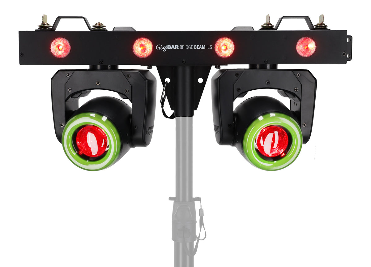 Chauvet GIGBAR BRIDGE BEAM ILS Light Bar w/ Moving Heads/RGBW Rings+Wash Lights