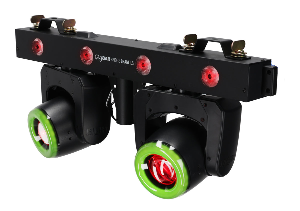 Chauvet GIGBAR BRIDGE BEAM ILS Light Bar w/ Moving Heads/RGBW Rings+Wash Lights