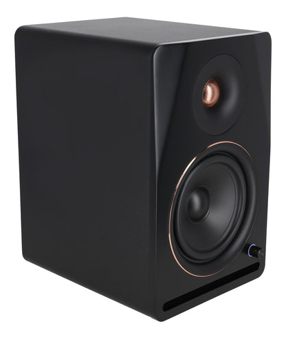 Pair Rockville APM8B v2 8" Active Powered Studio Monitor Speakers USB+Bluetooth