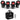 (4) Chauvet DJ FREEDOM H1 IP ILS X4 RGBWA+UV Indoor/Outdoor Wash Lights+Charger