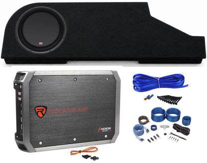 MTX 12" Subwoofer+Amp+Sub Enclosure Box for 2024-2026 Toyota Tacoma Double Cab