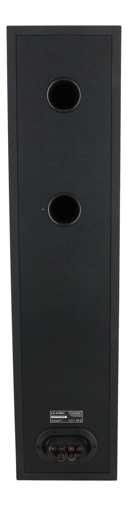 Mission LX-5 MKII 6.5" 2-Way Floor Standing Home Audio Tower Speaker in Black