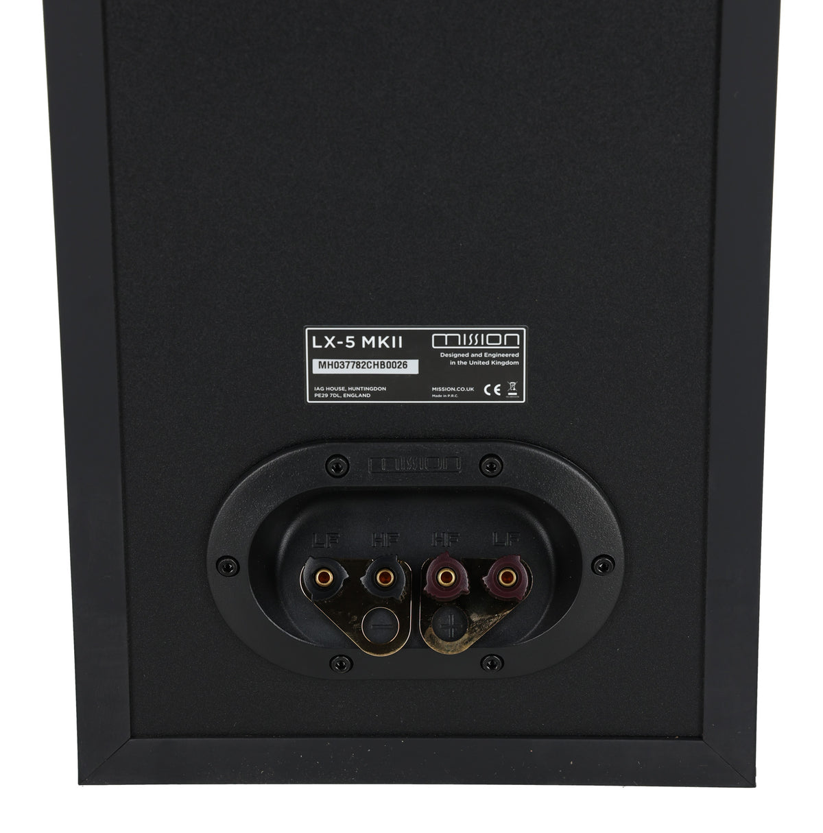 Mission LX-5 MKII 6.5" 2-Way Floor Standing Home Audio Tower Speaker in Black