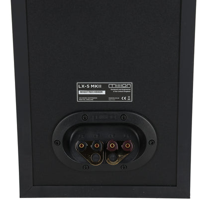 Mission LX-5 MKII 6.5" 2-Way Floor Standing Home Audio Tower Speaker in Black