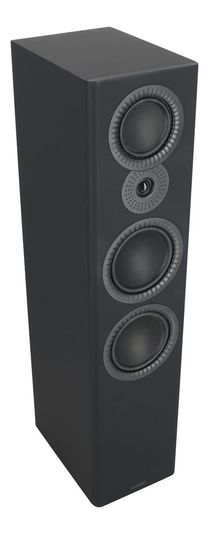 Mission LX-6 MKII 6.5" 3-Way Floor Standing Home Audio Tower Speaker in Black