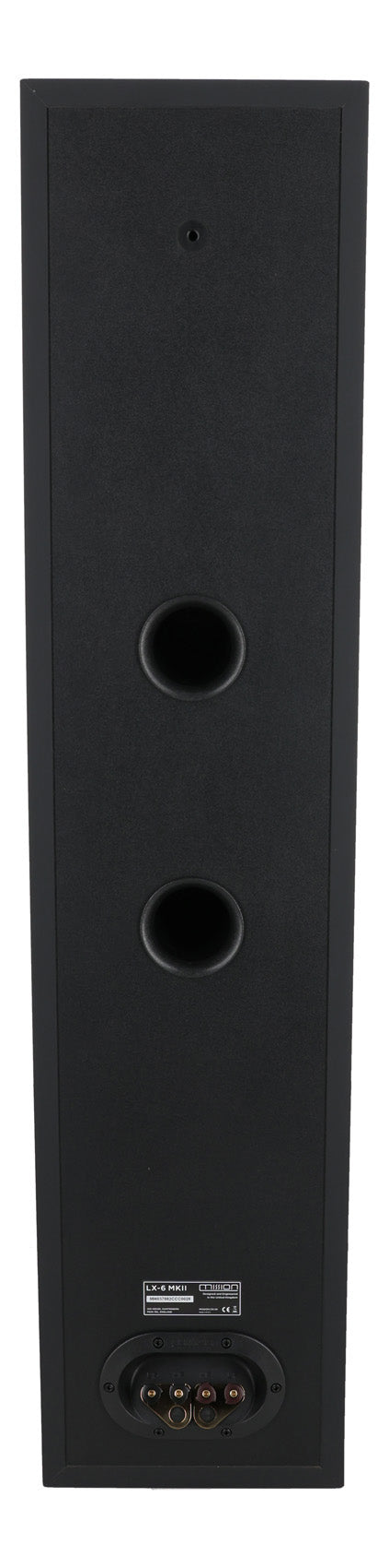 Mission LX-6 MKII 6.5" 3-Way Floor Standing Home Audio Tower Speaker in Black