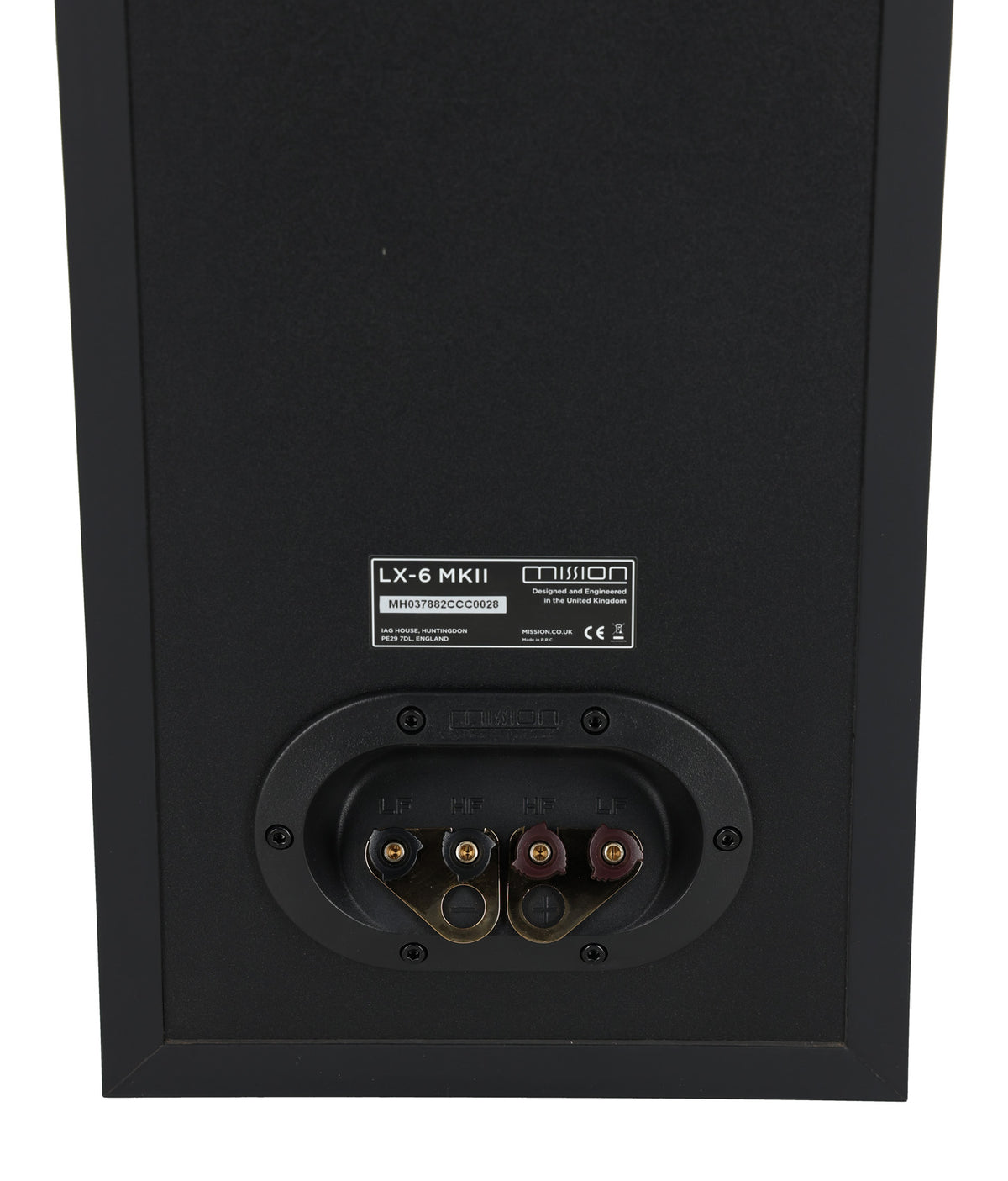 Mission LX-6 MKII 6.5" 3-Way Floor Standing Home Audio Tower Speaker in Black