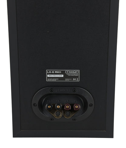 Mission LX-6 MKII 6.5" 3-Way Floor Standing Home Audio Tower Speaker in Black