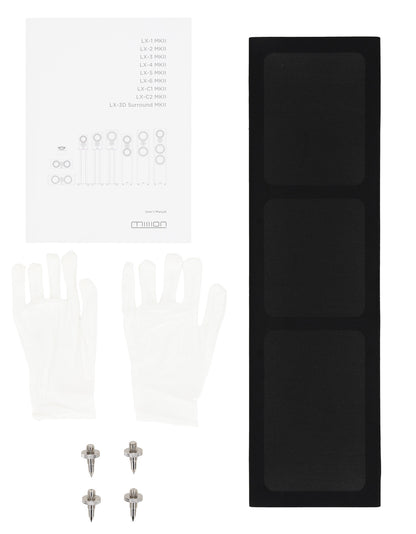 Mission LX-6 MKII 6.5" 3-Way Floor Standing Home Audio Tower Speaker in Black