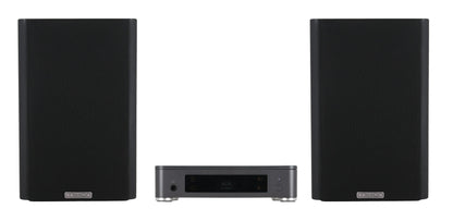 Mission LX CONNECTBK 120w True Wireless Bookshelf Speaker System w/Hub in Black
