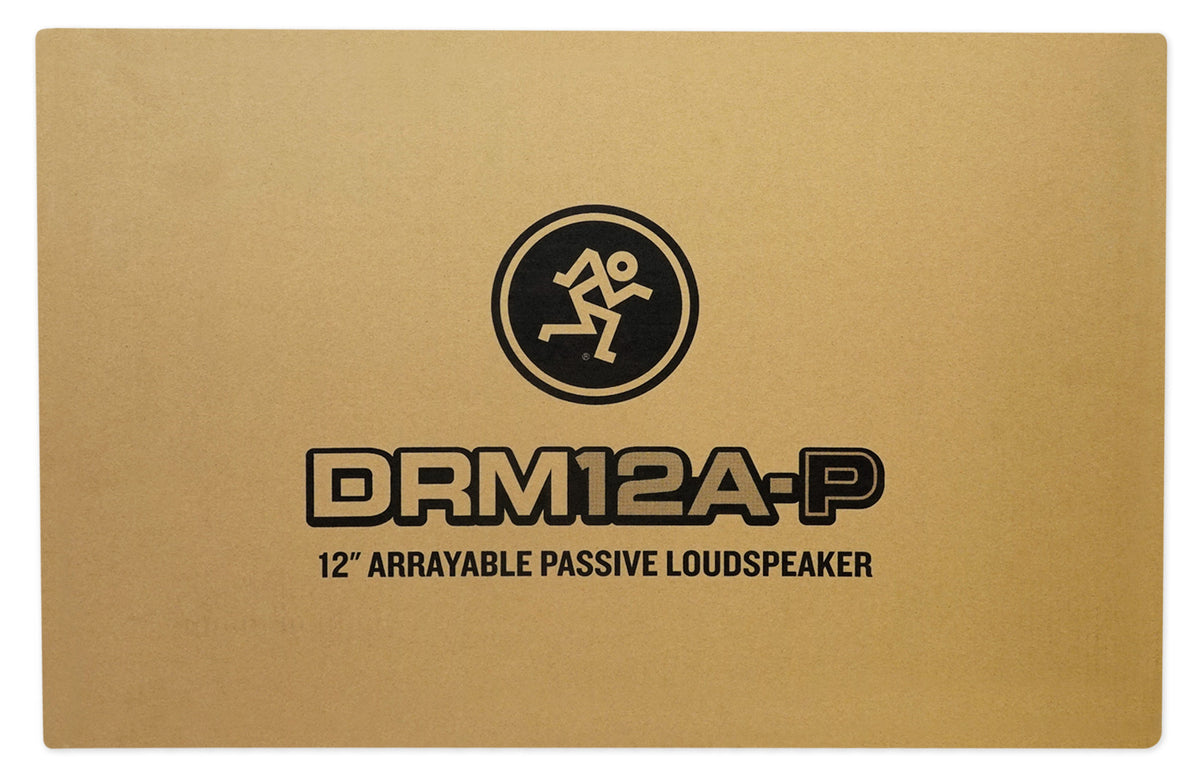 Mackie DRM12A-P 12" 2000 Watt Arrayable Passive Live Sound DJ PA Speaker