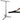 Rockville RLS5 11.5 Ft Metal Lighting T-Bar Stand w/Air Lowering/Flat-Base Legs