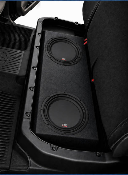 Dual 10" MTX Subwoofers+Sub Box Enclosure Fits 2022-2023 Toyota Tundra Crew Max