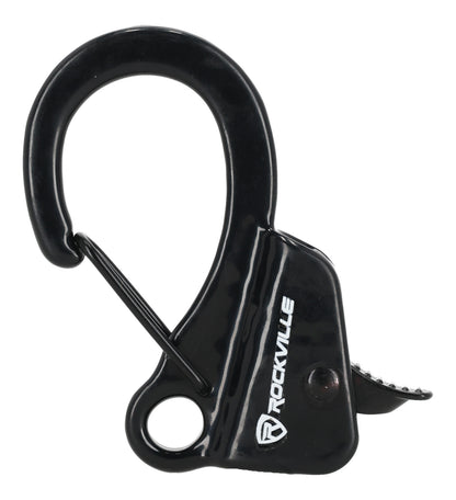 Rockville RQA-3 (3) Quick Release Boat Fender Clips, Easy Height Adjustment