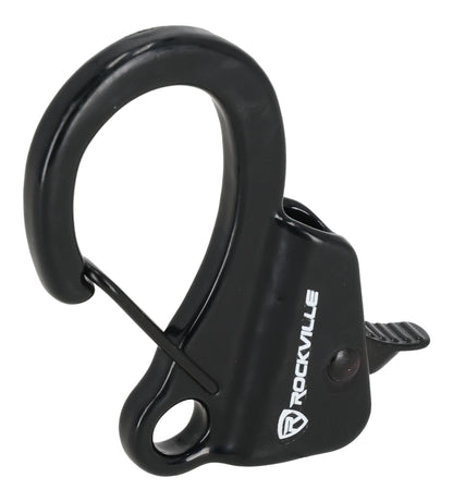 Rockville RQA-3 (3) Quick Release Boat Fender Clips, Easy Height Adjustment