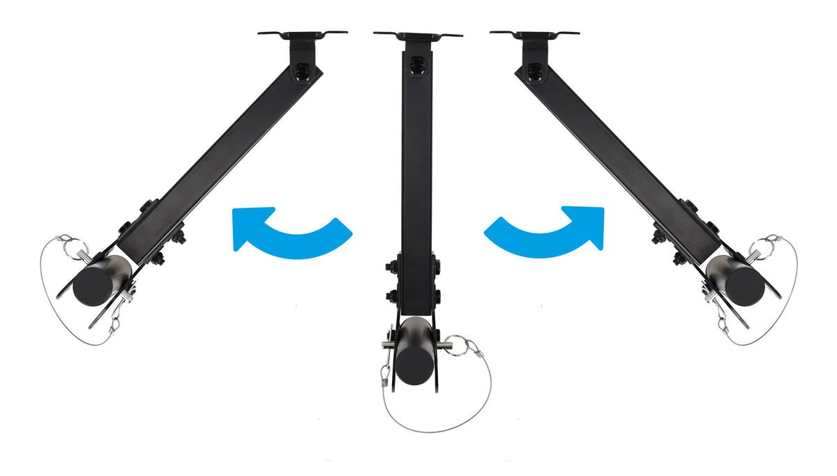 Rockville RPW30 Pair Wall Mount Brackets for PA Speakers, Swivel and Tilt, 35MM