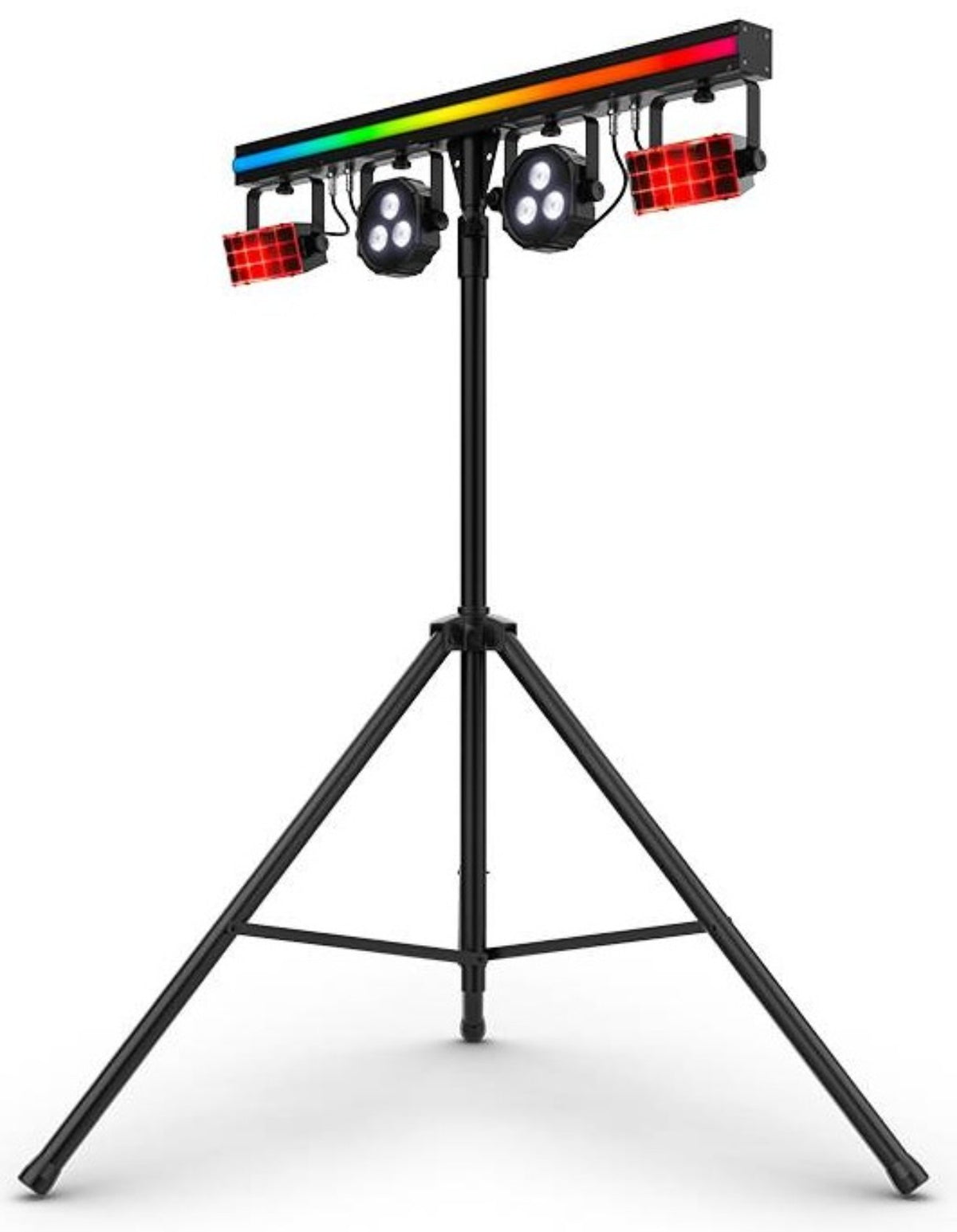 Chauvet DJ GIGBAR 3 ILS Light Bar w/(2) Derby/Pars/Strip+Tripod+Footswitch+Bag