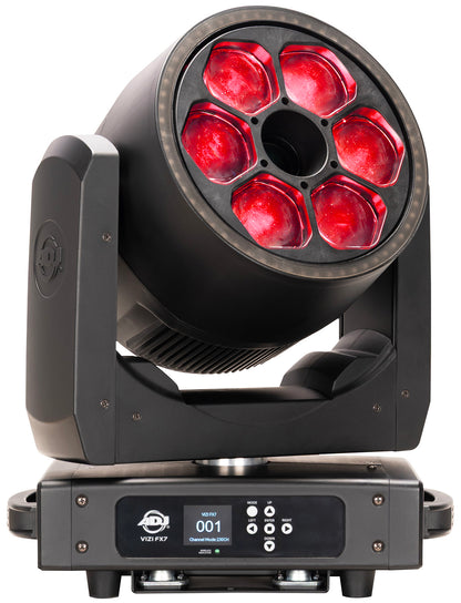 American DJ Vizi FX7 Beam/Wash/Kaleidoscope LED Ring Effect Moving Head Light