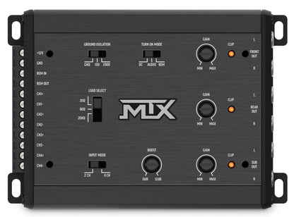 MTX TL-45L Car Stereo 4-Channel In / 5-Channel Out Line Output Converter