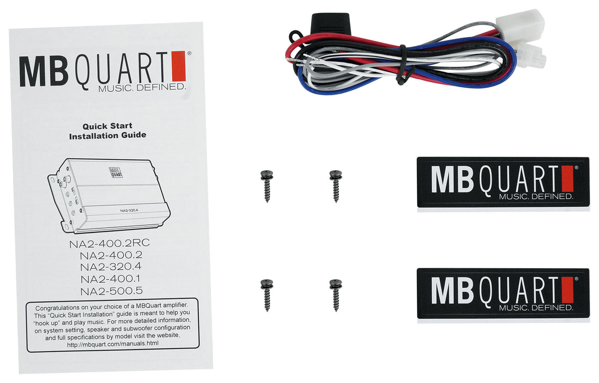 MB QUART MBQRG-STG2-RC-1 (2) Speakers+Amp For 2018+ Polaris RANGER Ride Command