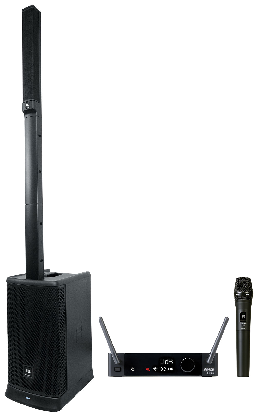JBL EON ONE MK2 1500w Rechargeable Line Array DJ PA Speaker w/Sub+Wireless Mic