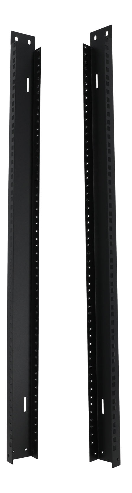 Rockville RAIL18U 18U Reversible Rack Rails With M5 Circle or Square Screw Holes