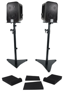 C2PS Studio Monitors + RVSM5 Stands + RRS190S Isolation Pads