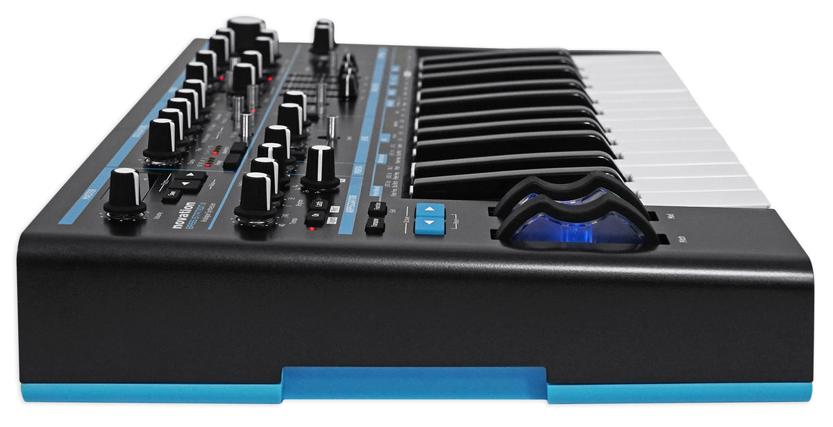 Novation BASS STATION II 25-Key Monophonic MIDI USB Analog Keyboard Synthesizer
