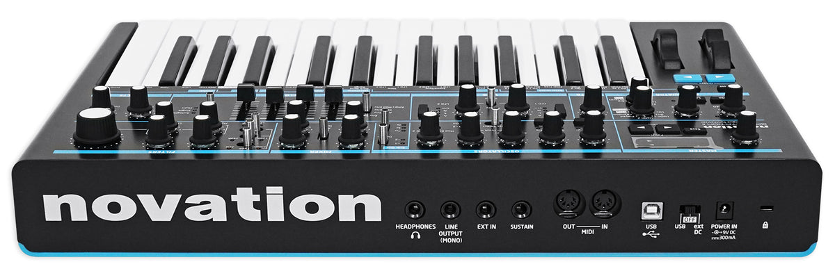 Novation BASS STATION II 25-Key Monophonic MIDI USB Analog Keyboard Synthesizer
