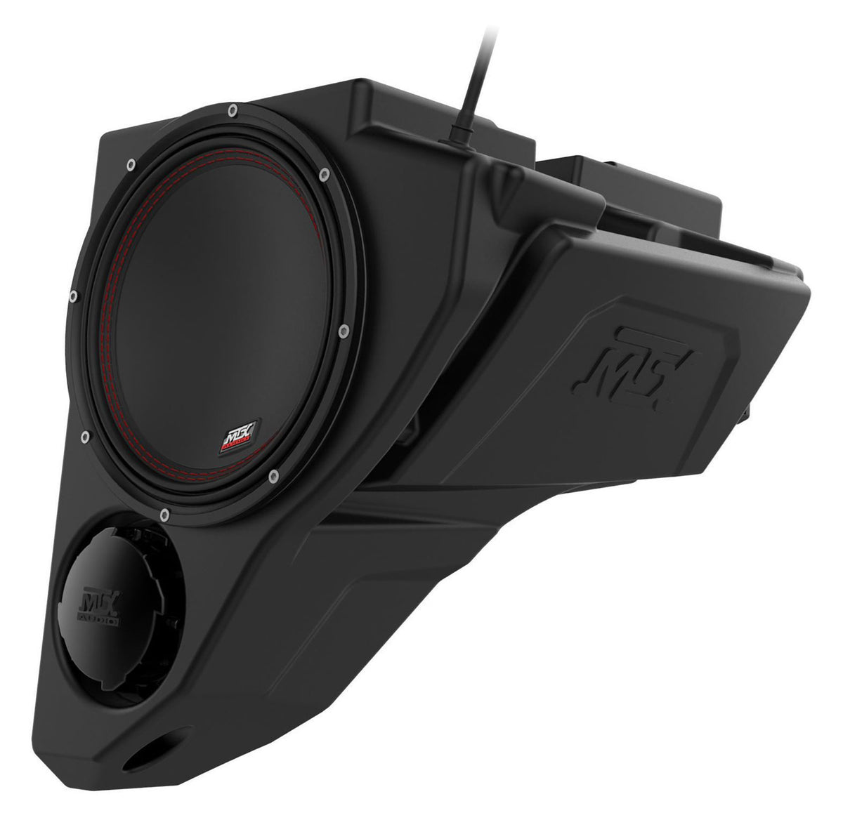 MTX RZR-14-THUNDER5 Receiver+Front+Tower Speakers+Sub For Polaris RZR 1000/900