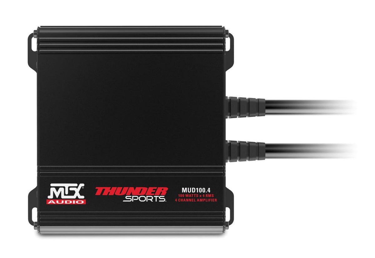 MTX RZR-14-THUNDER5 Receiver+Front+Tower Speakers+Sub For Polaris RZR 1000/900