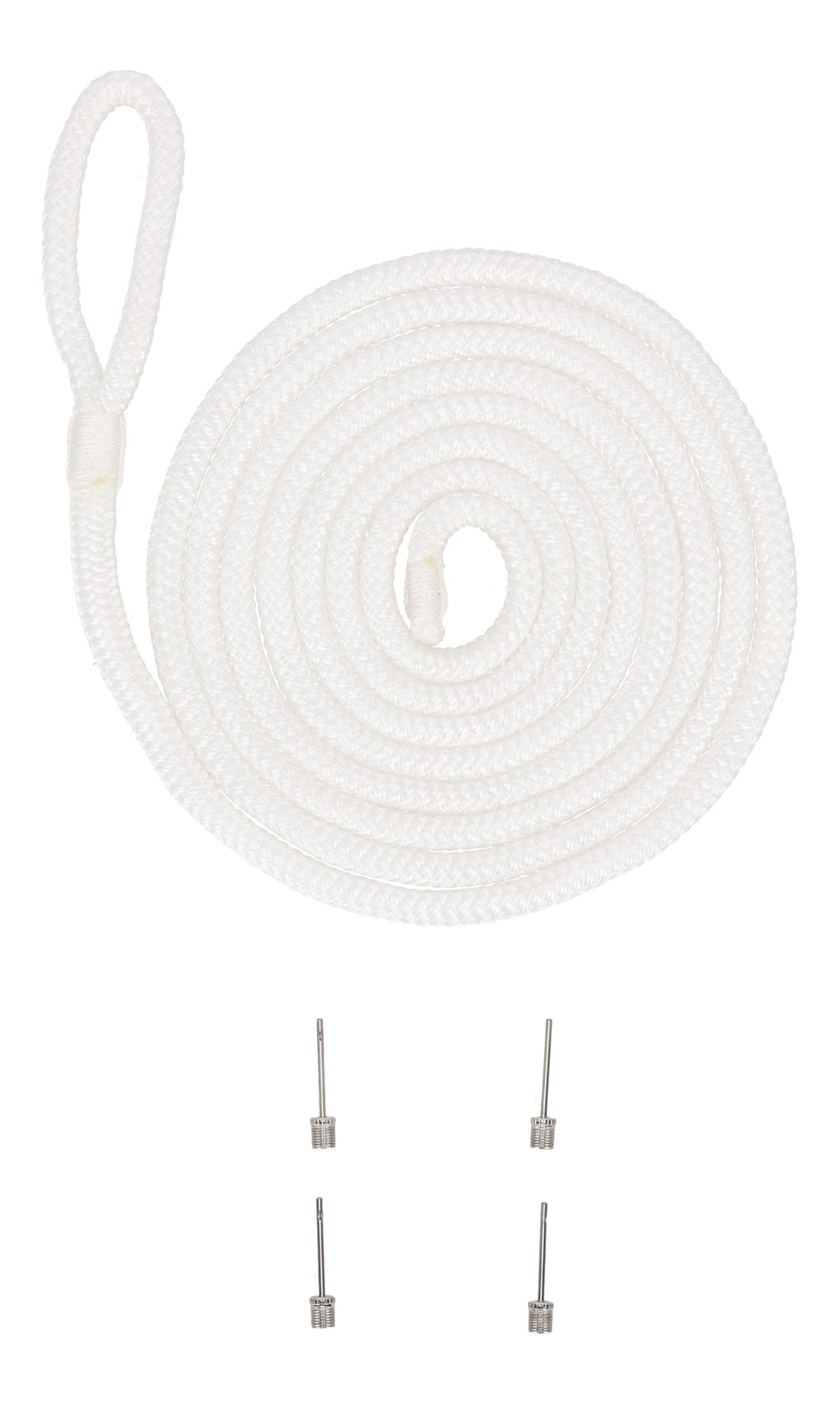 Rockville FEN185-WHITE 8.5" x 27" Boat Fender + 10 Foot Line Marine Bumper