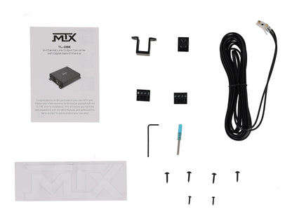 MTX TL-DBE Car Audio 2-Channel Line Output Converter w/ Digital Bass Enhancer