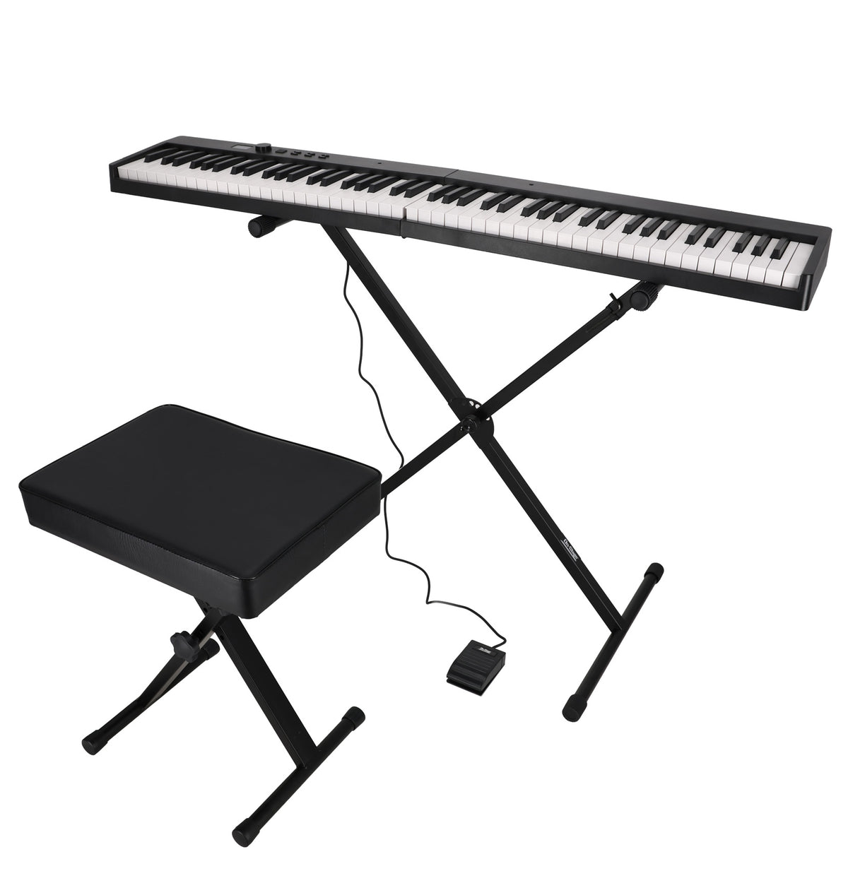 KPK6520 CB Keyboard Stand And Bench Pack With Sustain Pedal