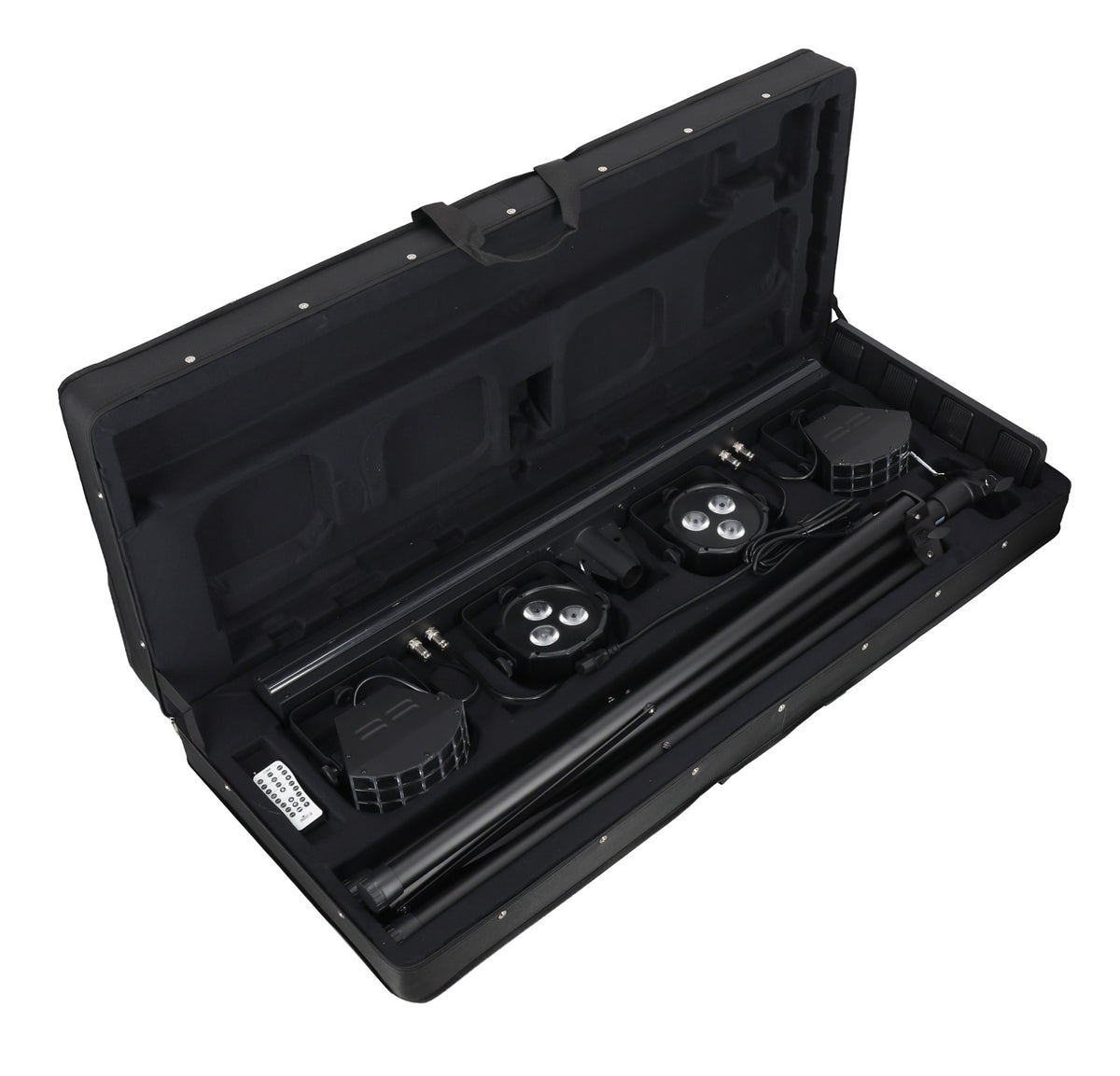 Chauvet DJ GIGBAR 3 ILS Light Bar w/(2) Derby/Pars/Strip+Tripod+Footswitch+Bag