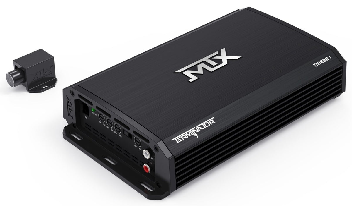 MTX TN1000.1 1000 Watt RMS Mono Amplifier Class D 1-Ohm Car Audio Amp+Remote