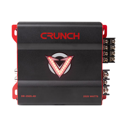Crunch DR-2525.4D 2525 Watt 4-Channel Amplifier Class D Car Audio Amp