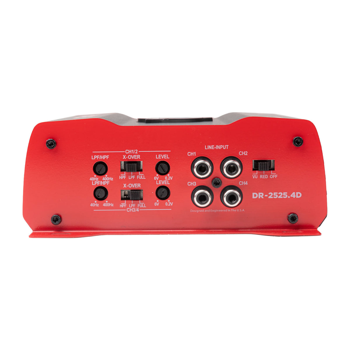 Crunch DR-2525.4D 2525 Watt 4-Channel Amplifier Class D Car Audio Amp