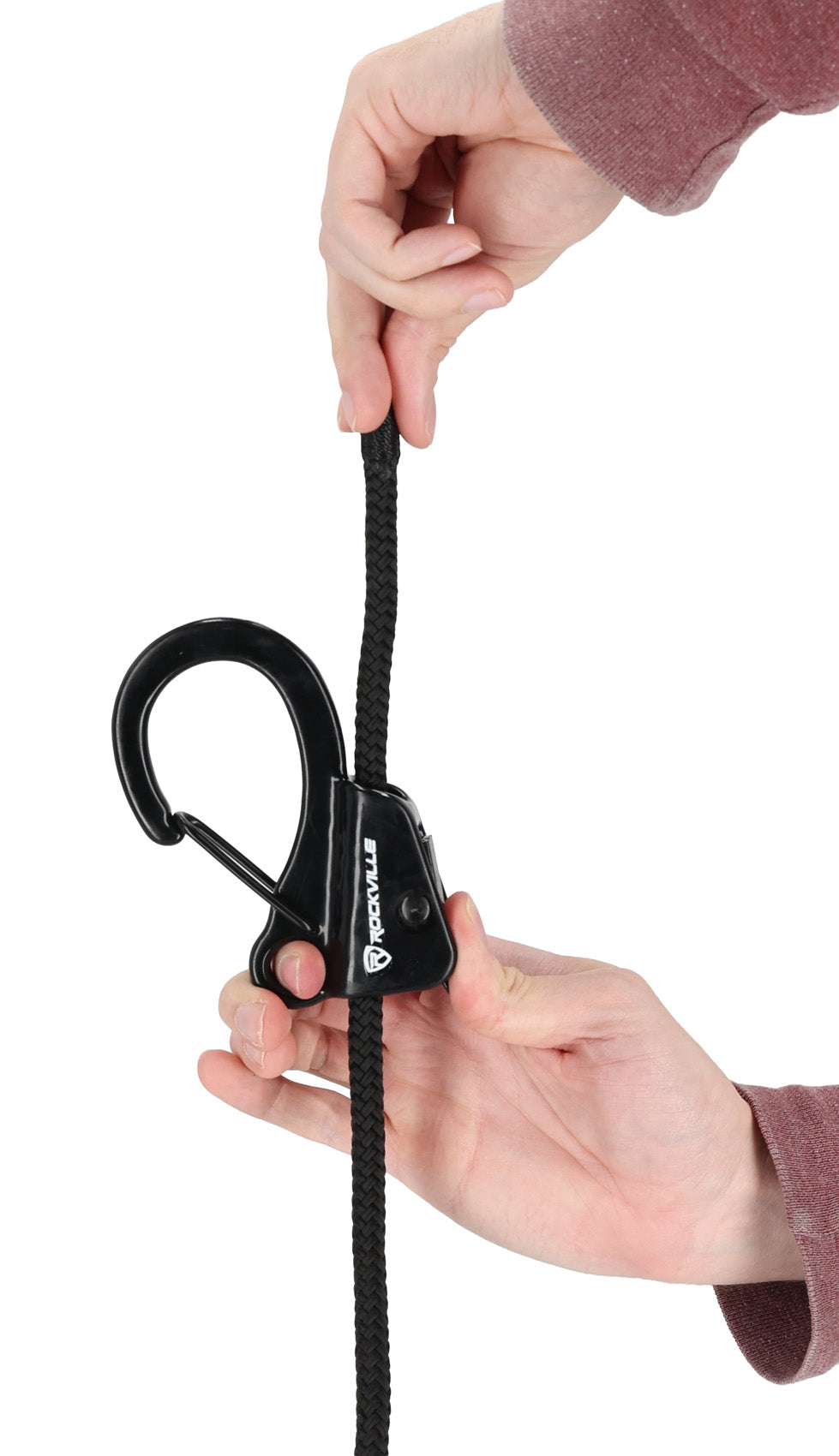 Rockville RQA-2 (2) Quick Release Boat Fender Clips, Easy Height Adjustment