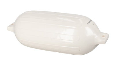 Rockville FEN110-WHITE 10" x 30" Marine Boat Fender, UV-Resistant, Inflatable