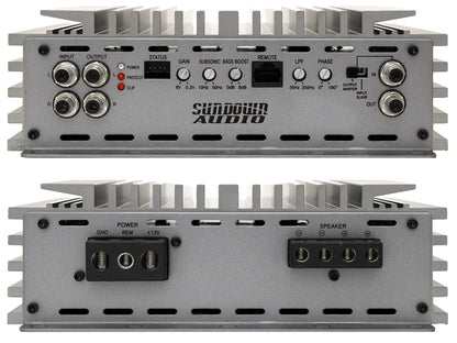 Sundown Audio SALT-1.5 1500 Watt RMS Mono Amplifier 1-ohm Car Stereo Amp+Remote