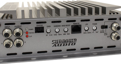 Sundown Audio SALT-1.5 1500 Watt RMS Mono Amplifier 1-ohm Car Stereo Amp+Remote