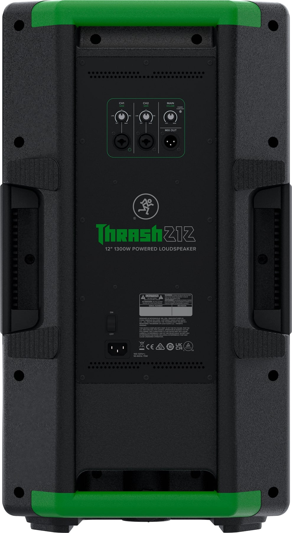 Mackie Thrash212 12” 1300W Powered Active DJ PA Speaker Thrash 212