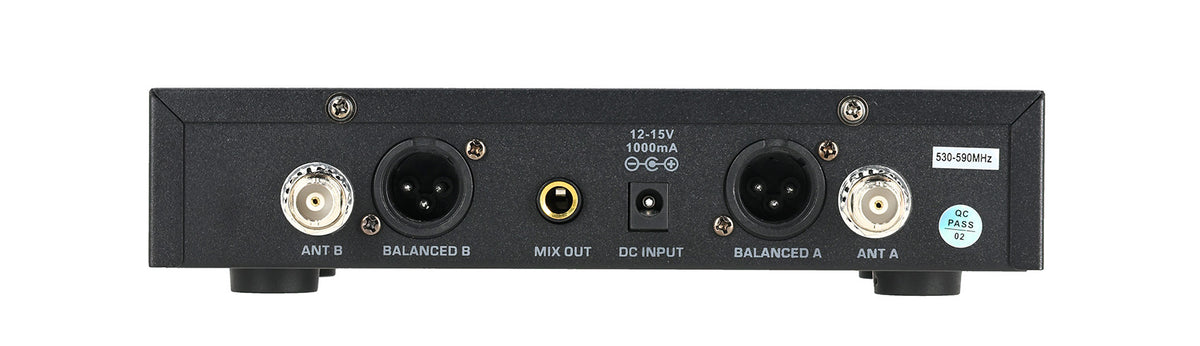 Rockville RWM-200 L2 Dual Lavalier/Lapel & Headset UHF Mic System, 200 Channels