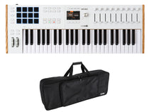 Arturia KEYLAB 49-Key Mk3 White USB Midi Keyboard Controller+On-Stage Bag