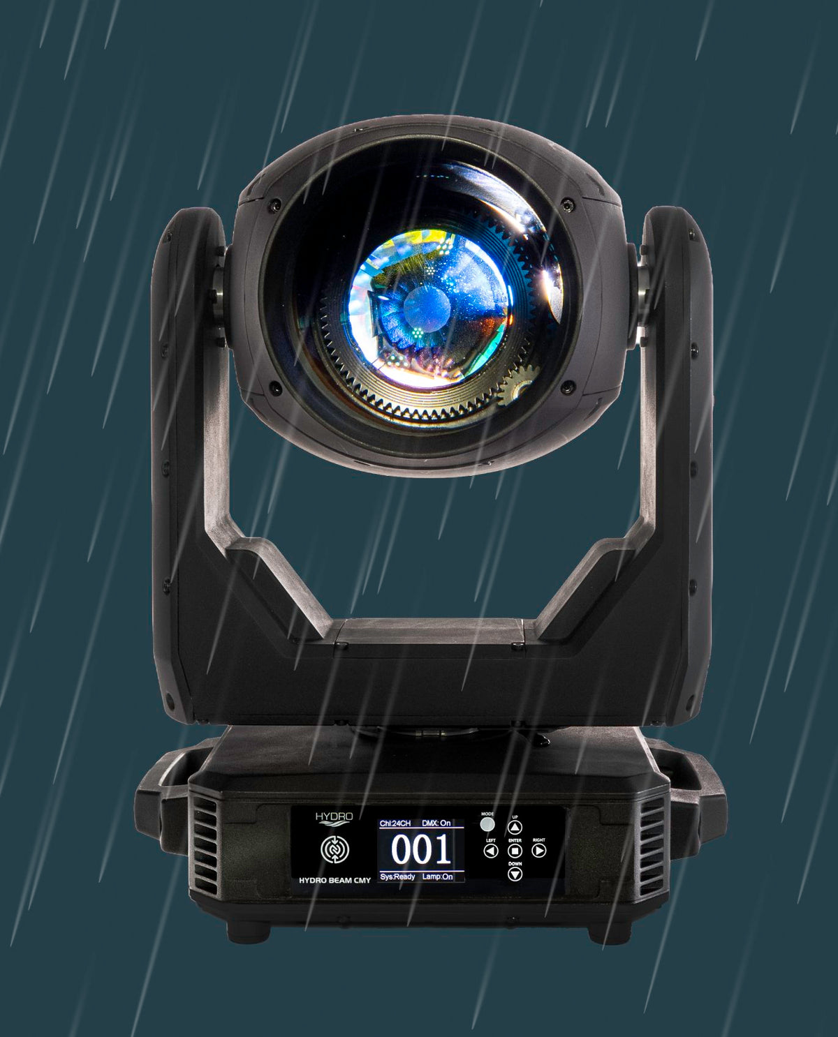 American DJ Hydro Beam CMY IP65 Aria X2 Wireless DMX Moving Head Light ADJ