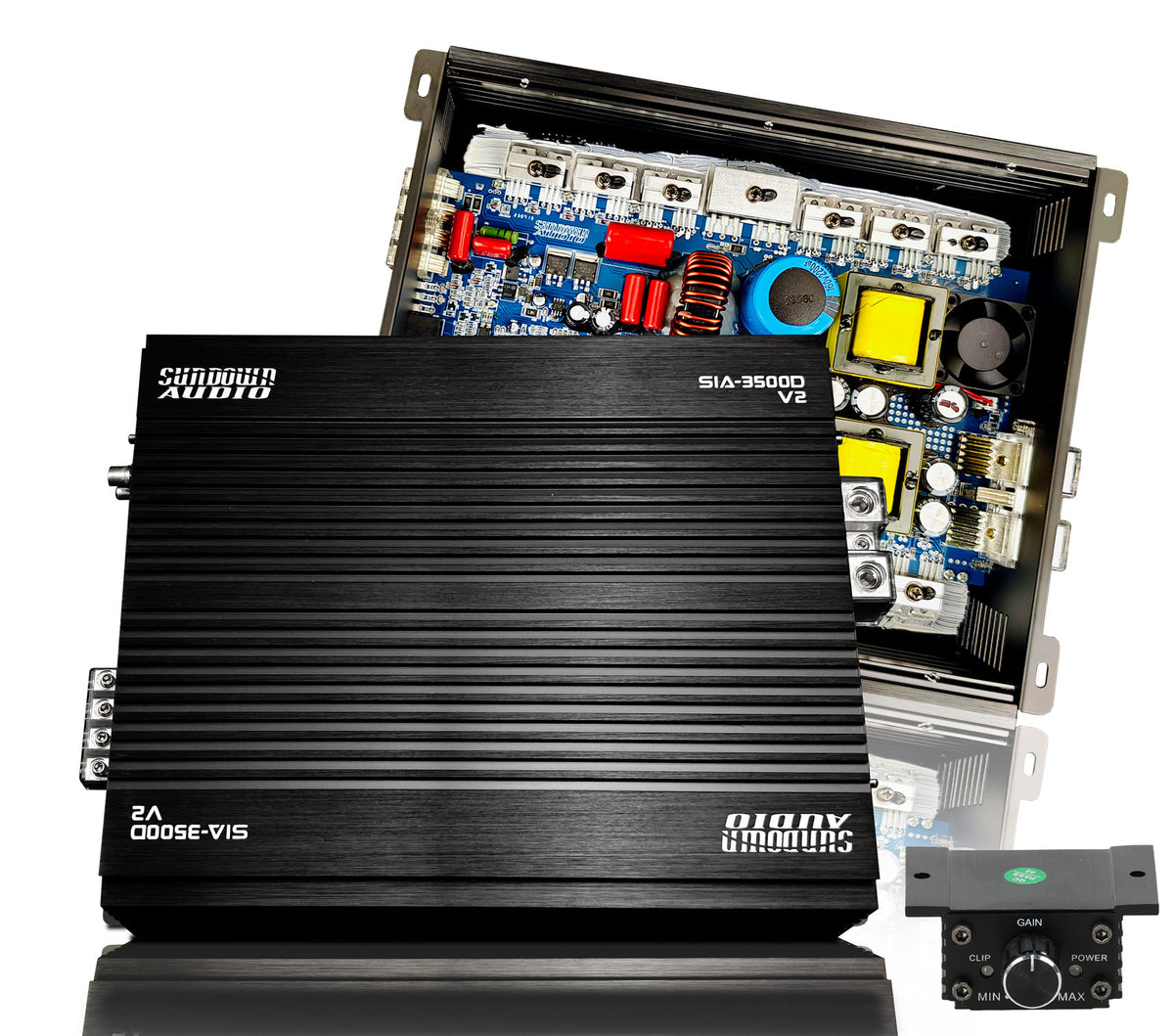 Sundown Audio SIA-3500D V2 Mono Amplifier 3500 Watt RMS @ 1 Ohm Smart Car Amp