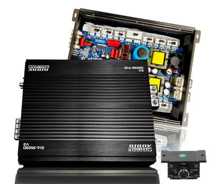 Sundown Audio SIA-3500D V2 Mono Amplifier 3500 Watt RMS @ 1 Ohm Smart Car Amp